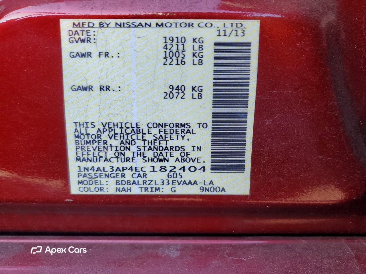 Nissan Altima 2014