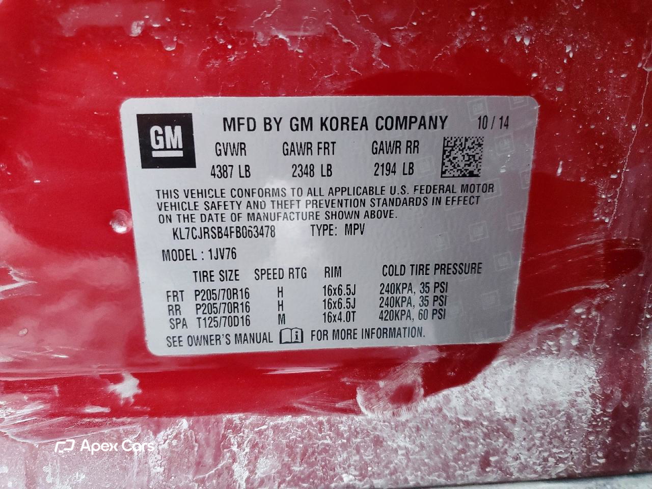 Chevrolet Trax 2015