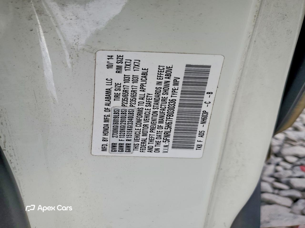 Honda Odyssey 2015