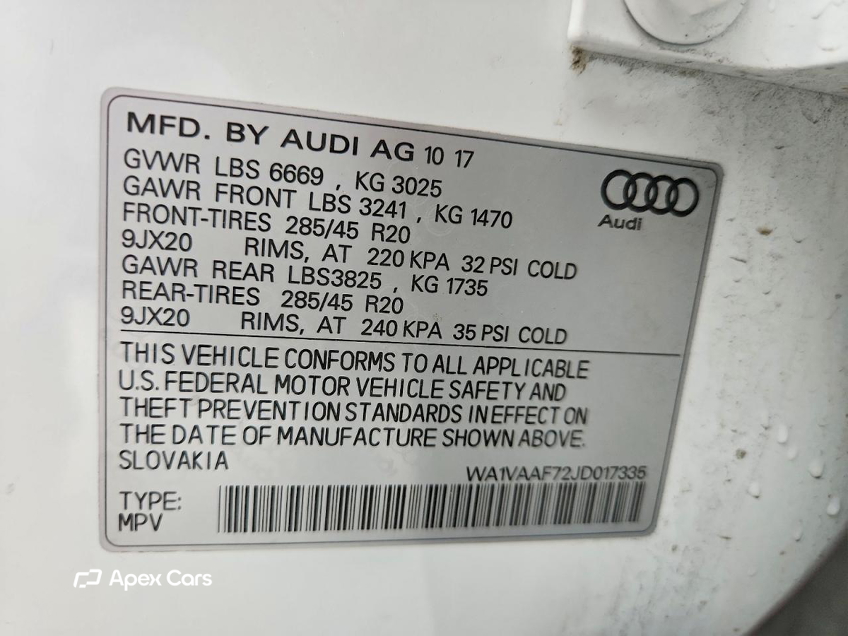 Audi Q7 2018