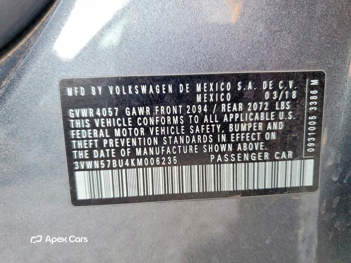 Volkswagen Jetta 2019