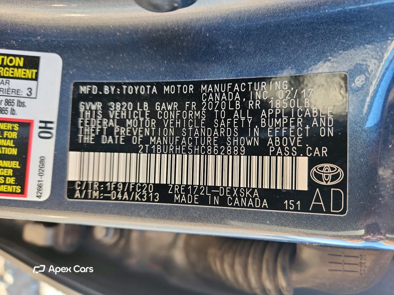 Toyota Corolla 2017