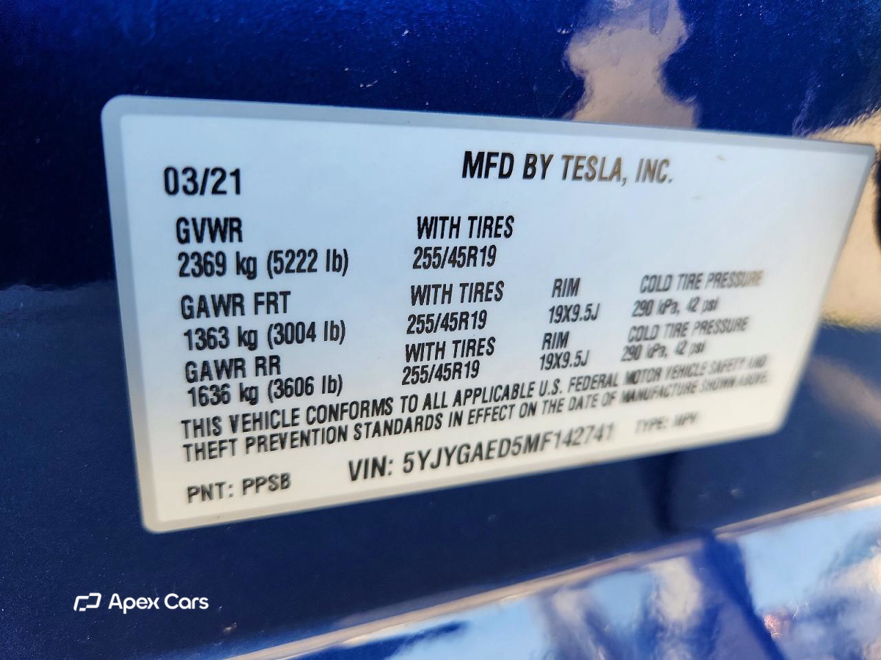 Tesla Model Y 2021