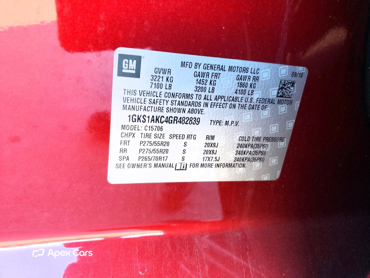 GMC Yukon 2016