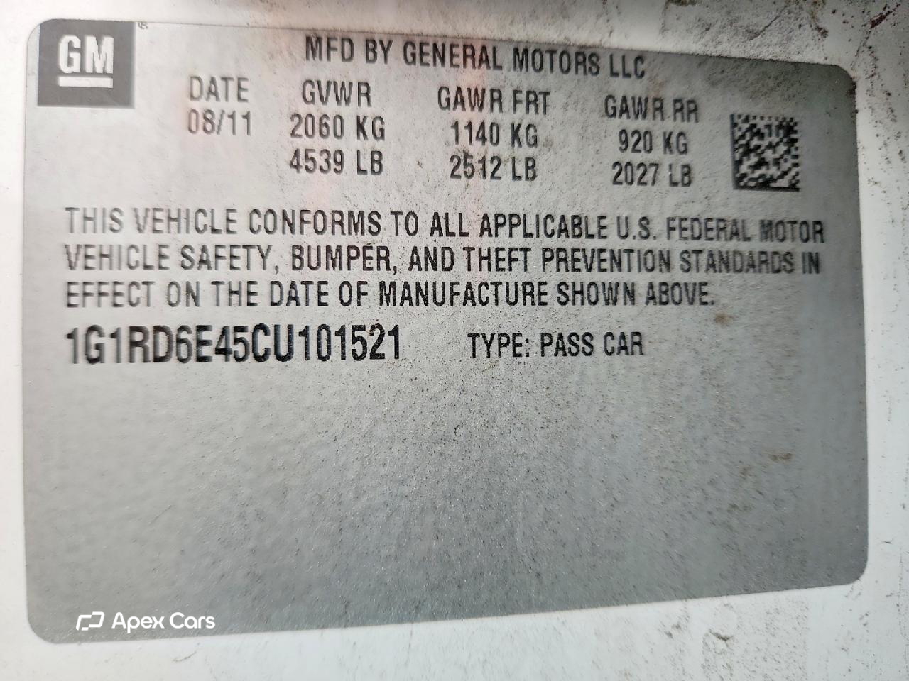 Chevrolet Volt 2012