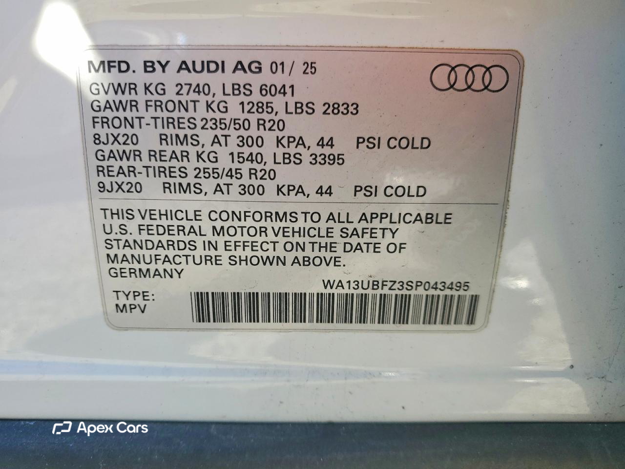 Audi Q4 e-tron 2025