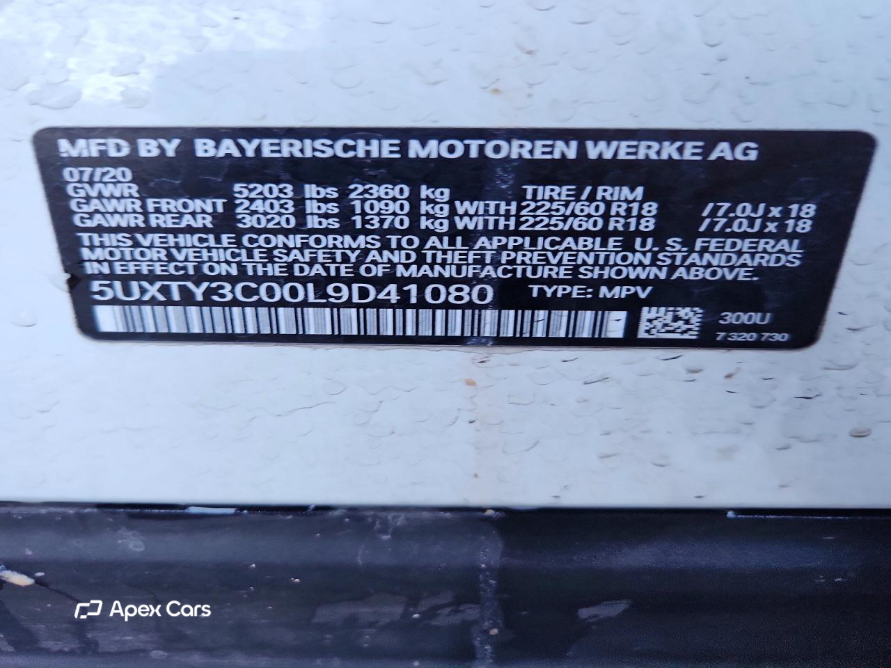 BMW X3 2020