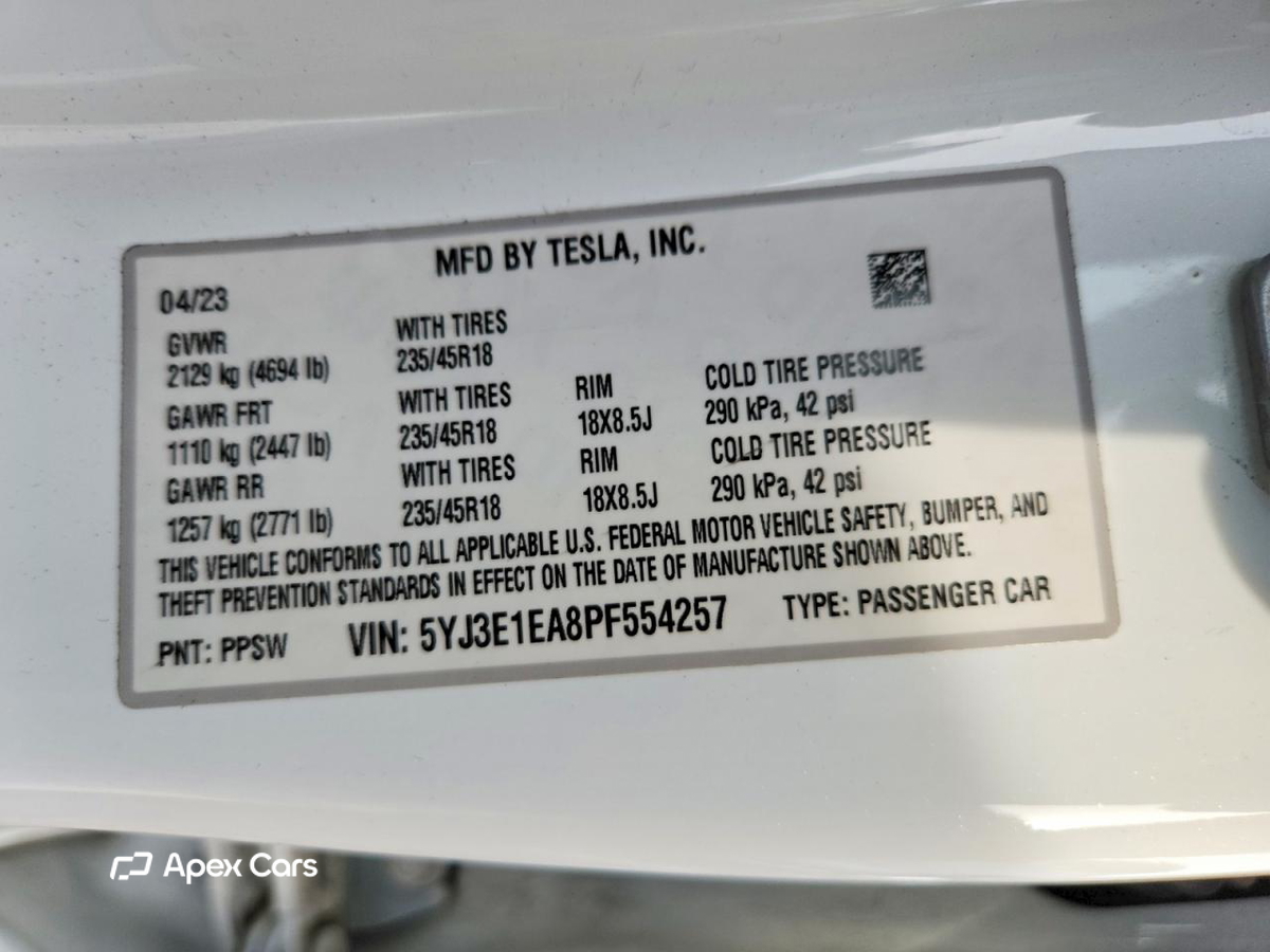 Tesla Model 3 2023