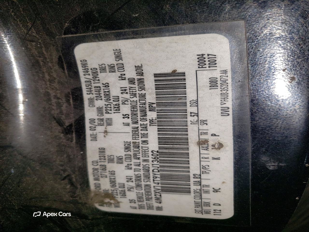 Mercury Villager 2000