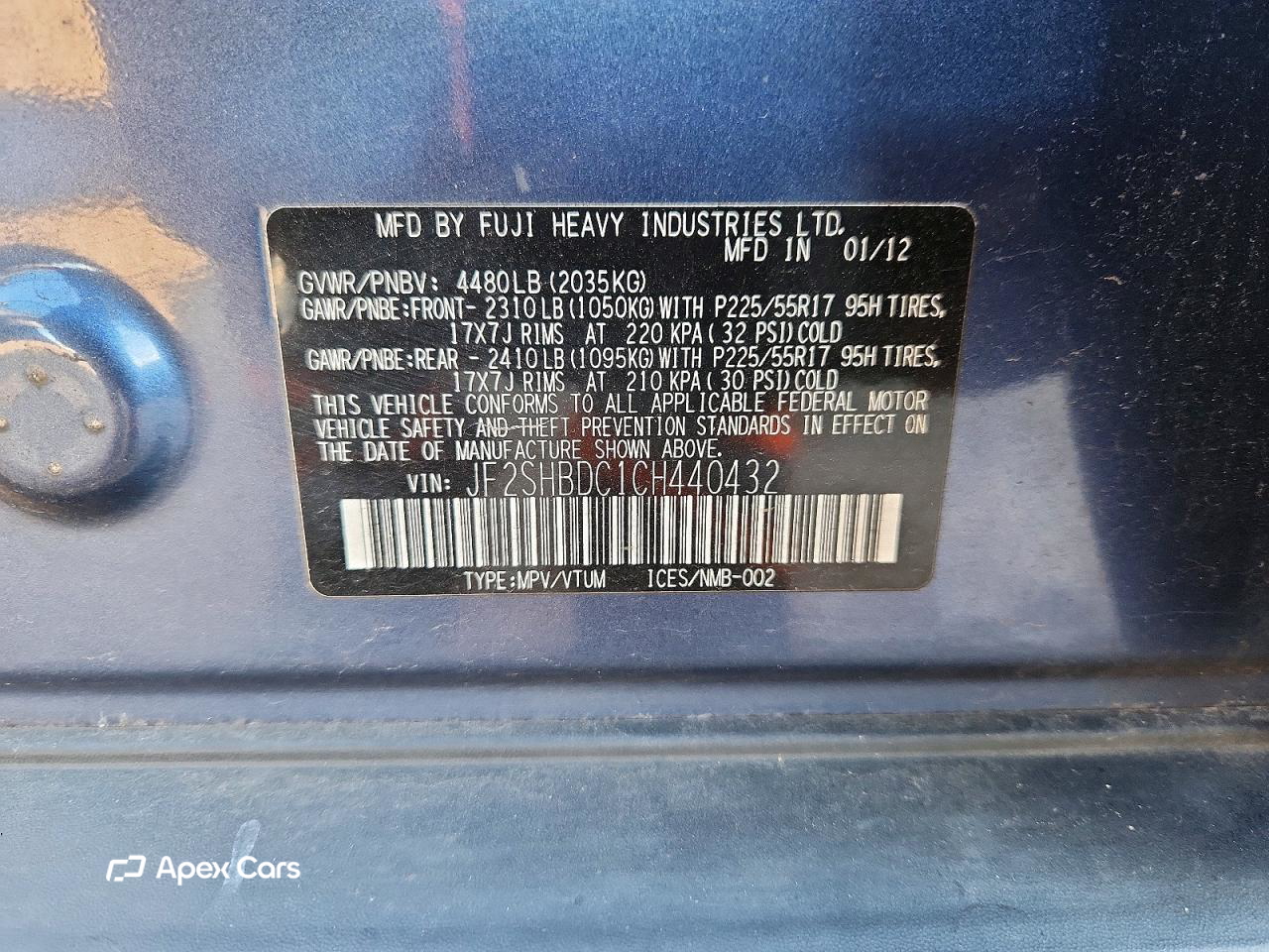 Subaru Forester 2012