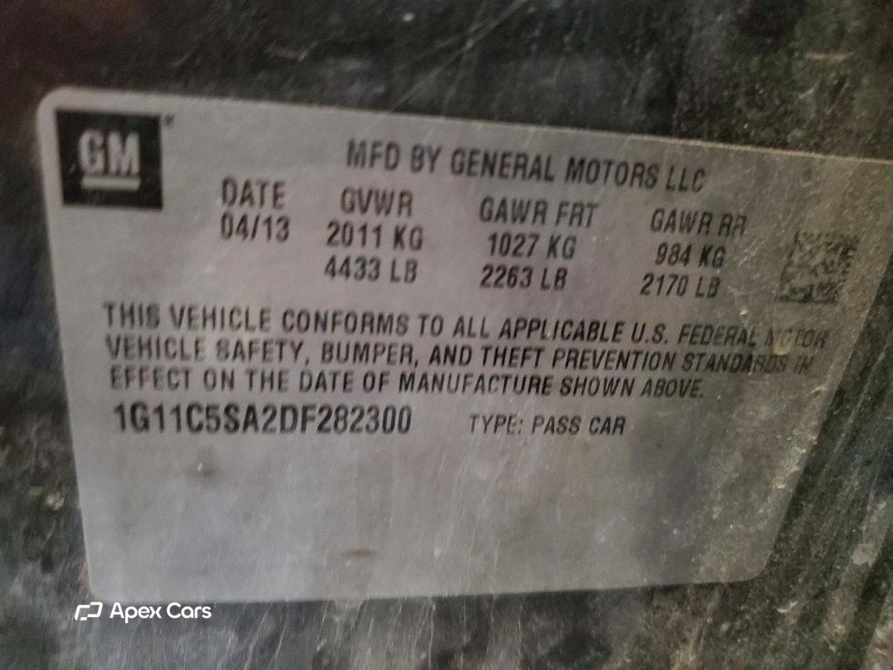 Chevrolet Malibu 2013