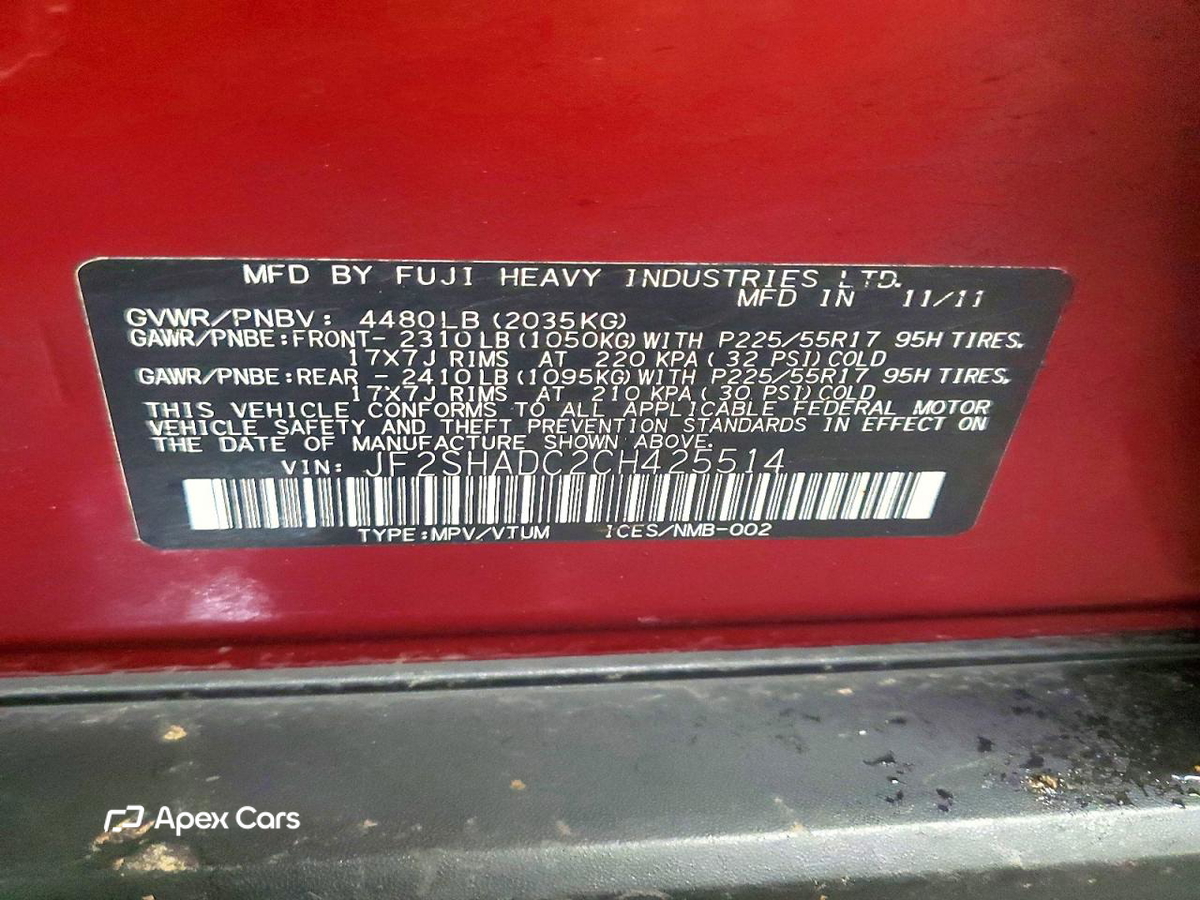 Subaru Forester 2012