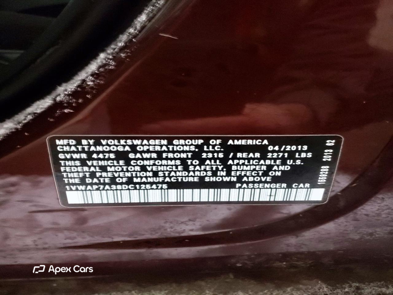 Volkswagen Passat 2013