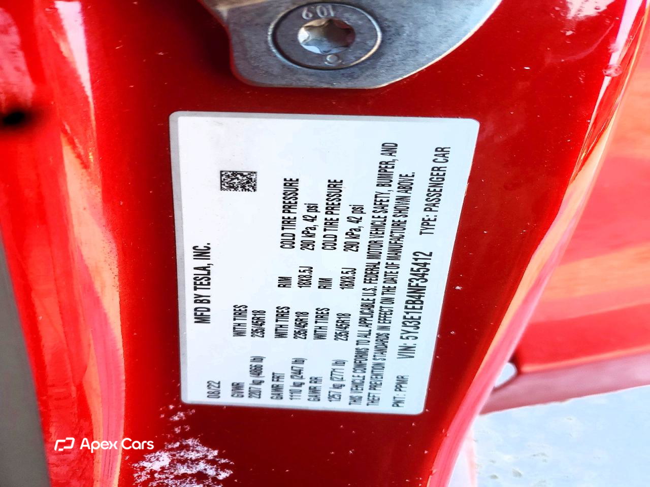 Tesla Model 3 2022