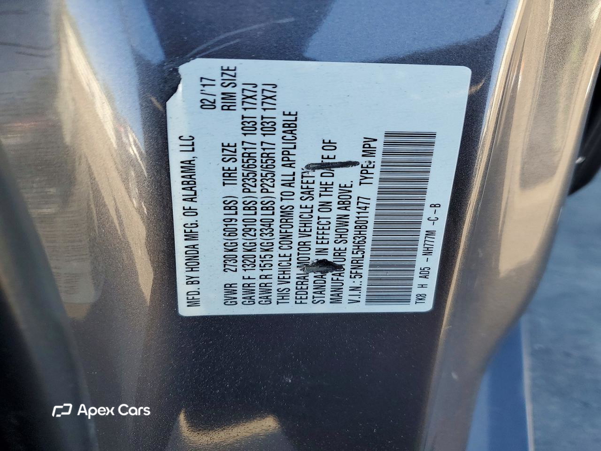 Honda Odyssey 2017