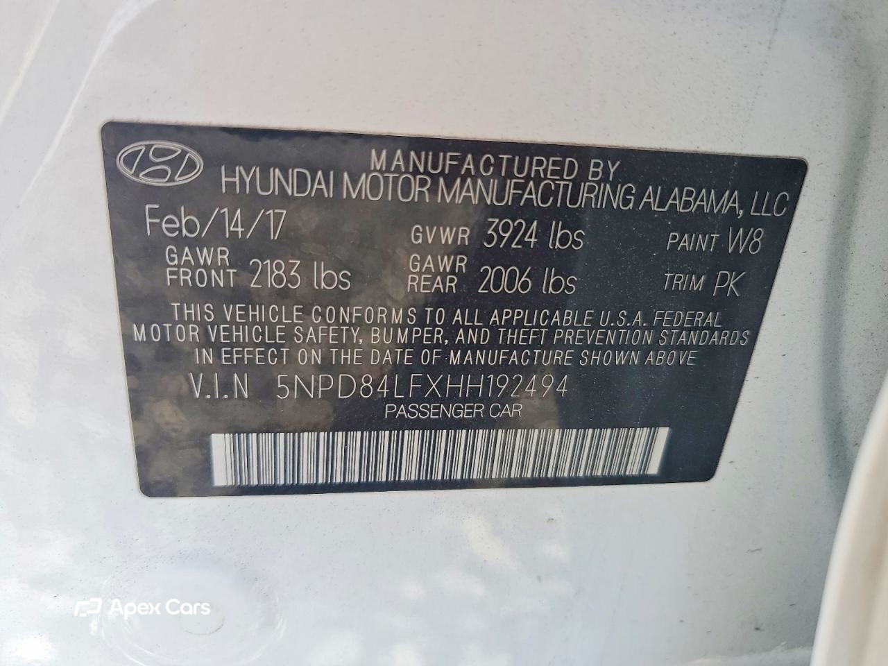 Hyundai Elantra 2017
