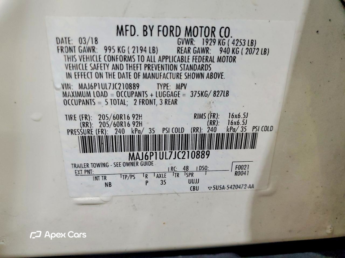 Ford EcoSport 2018