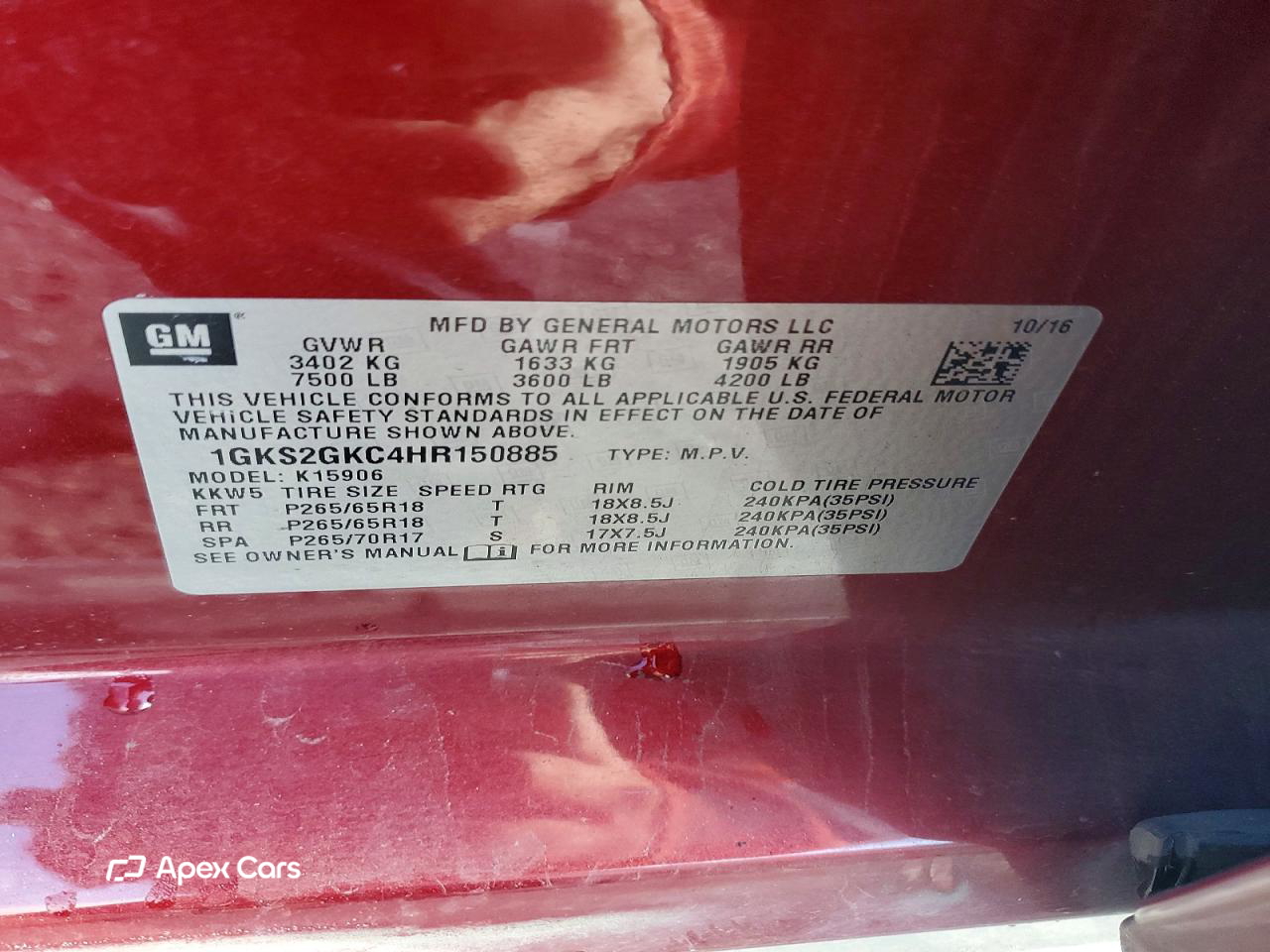 GMC Yukon 2017