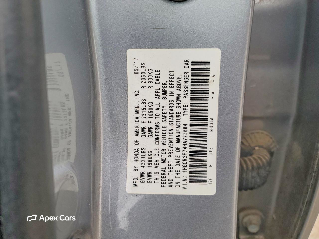 Honda Accord 2017
