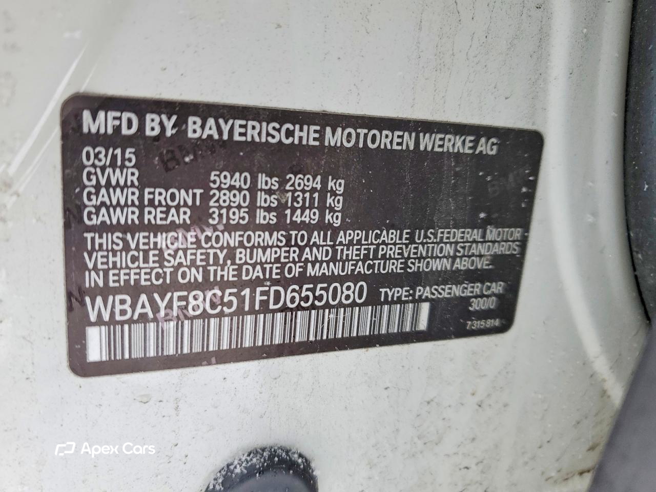 BMW Series 7 2015