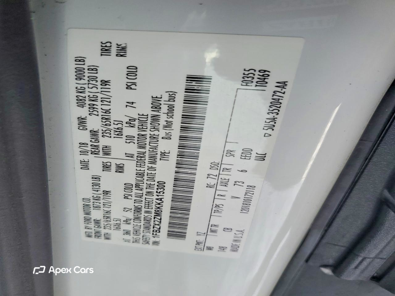Ford Transit 2019