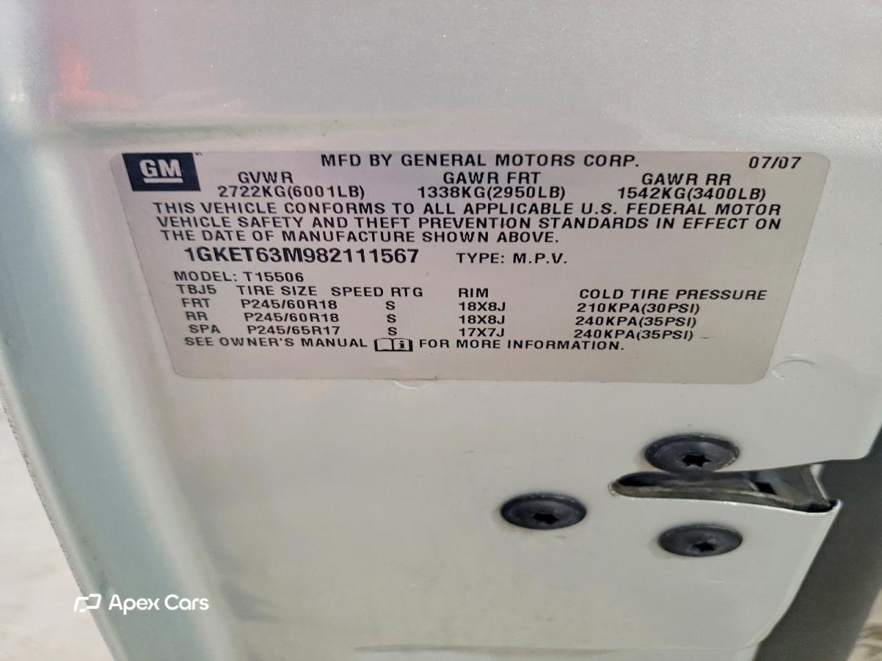 GMC Envoy 2008