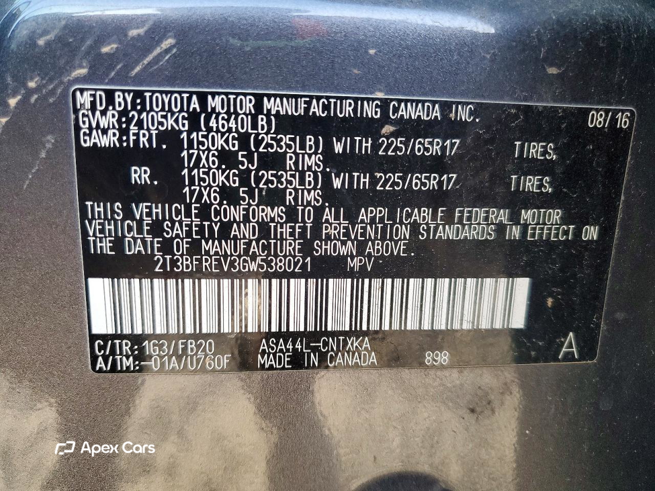 Toyota RAV 4 2016