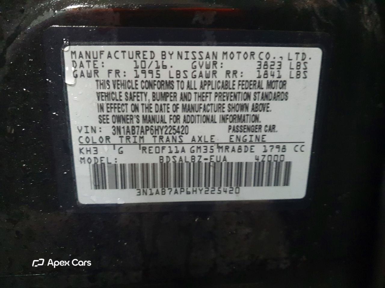 Nissan Sentra 2017