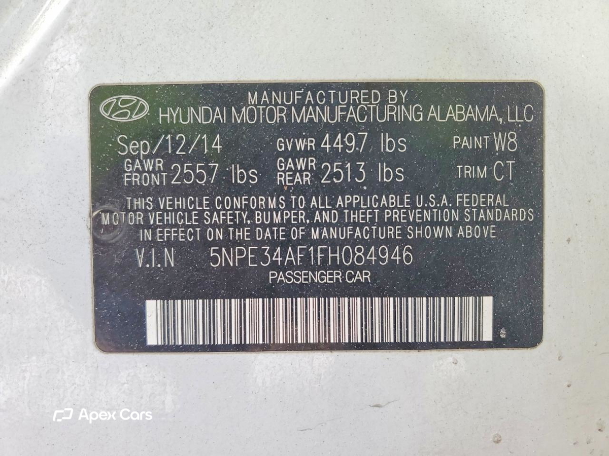 Hyundai Sonata 2015