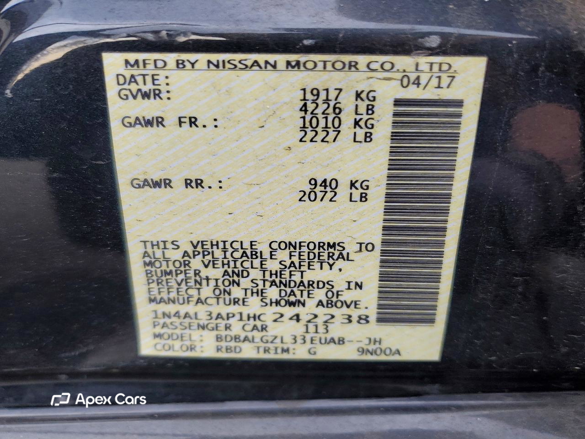 Nissan Altima 2017