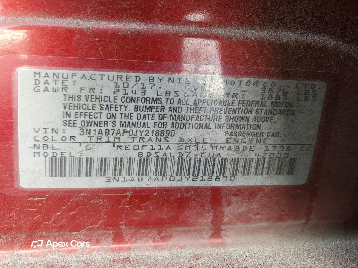 Nissan Sentra 2018
