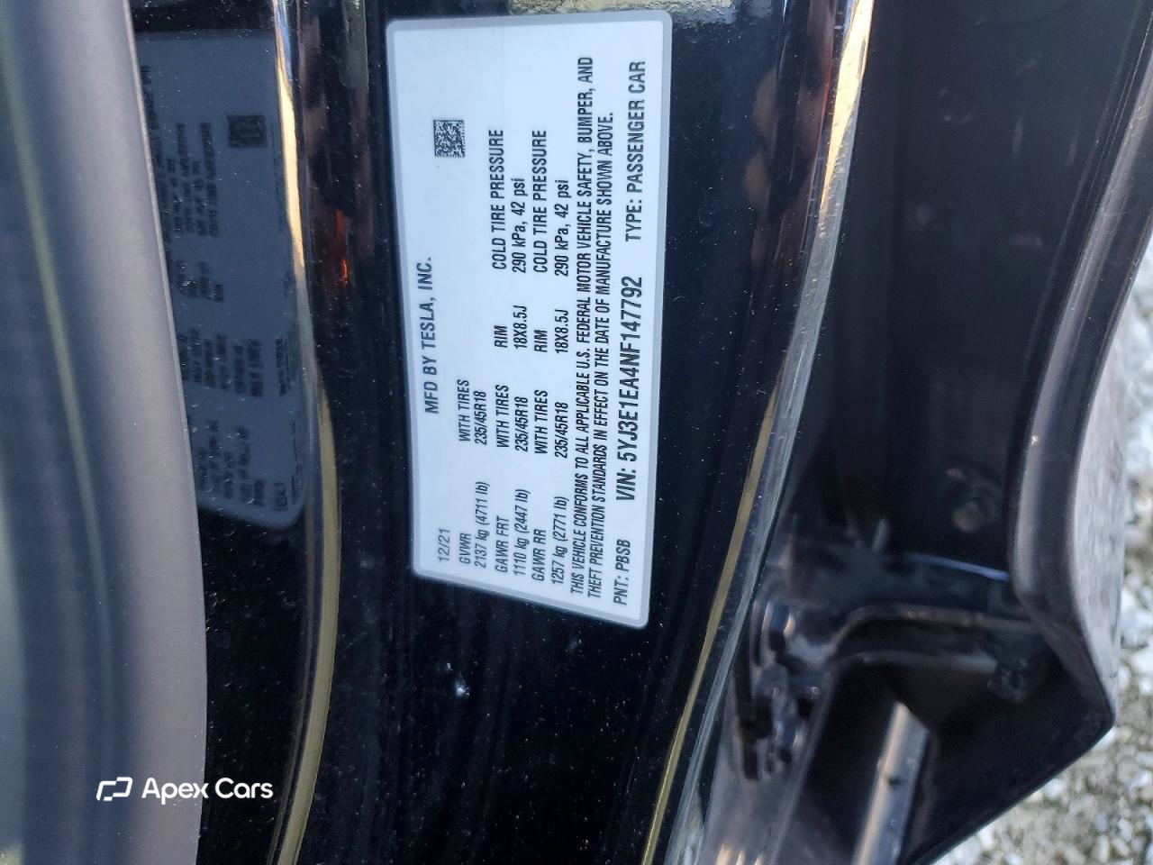 Tesla Model 3 2022