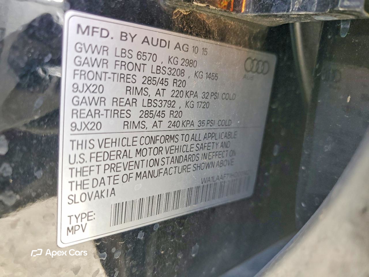 Audi Q7 2017