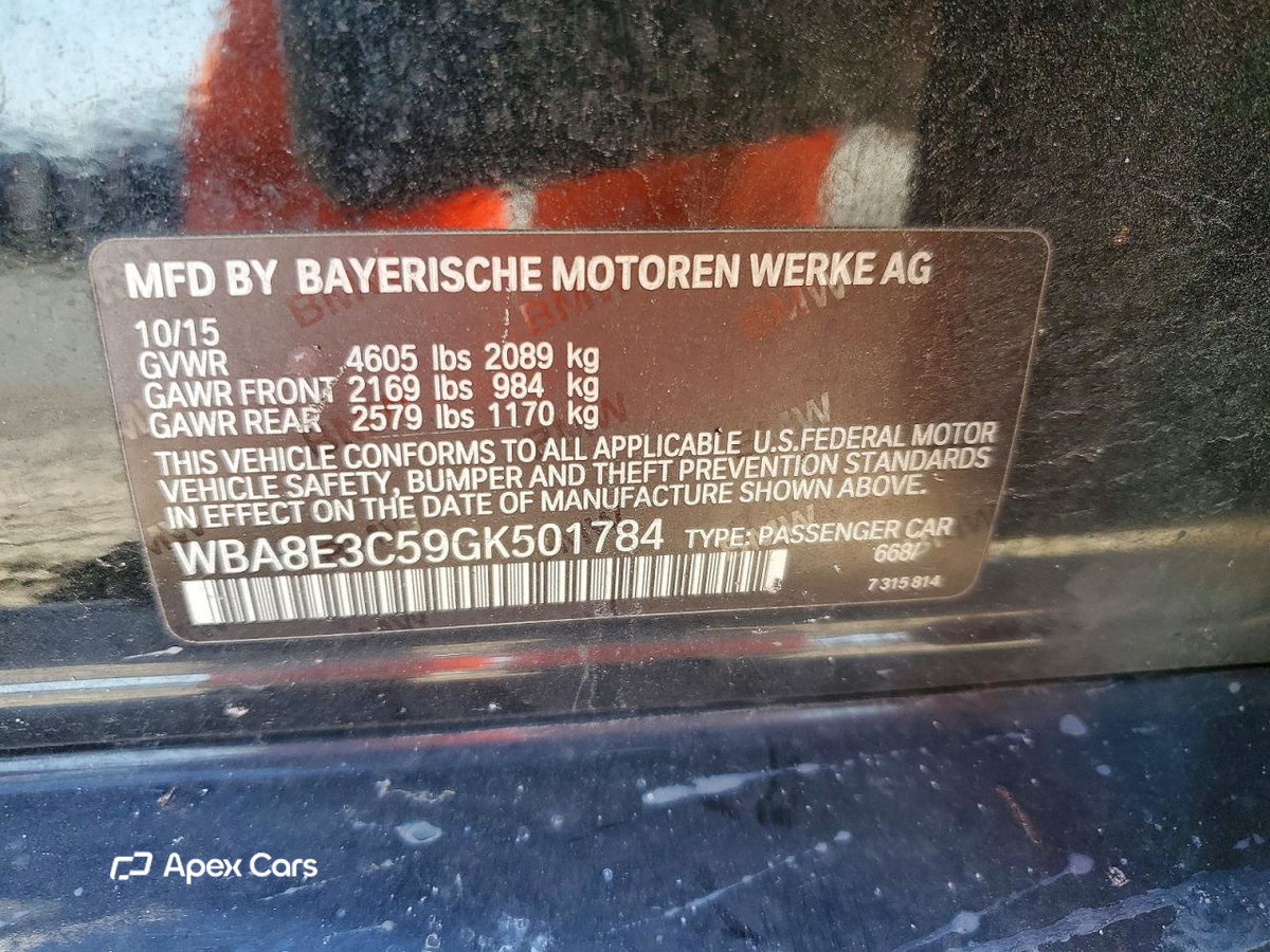 BMW Series 3 2016