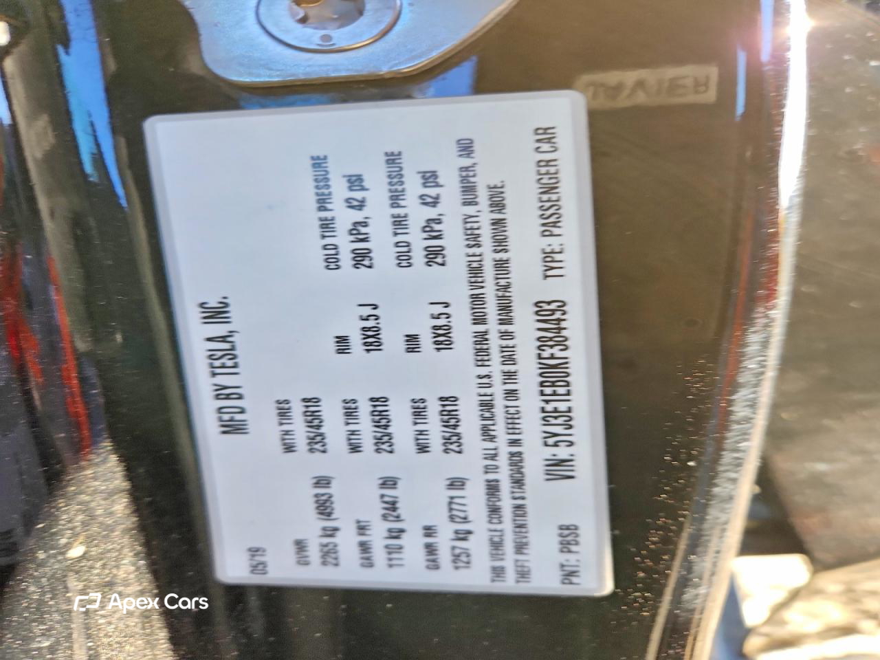 Tesla Model 3 2019