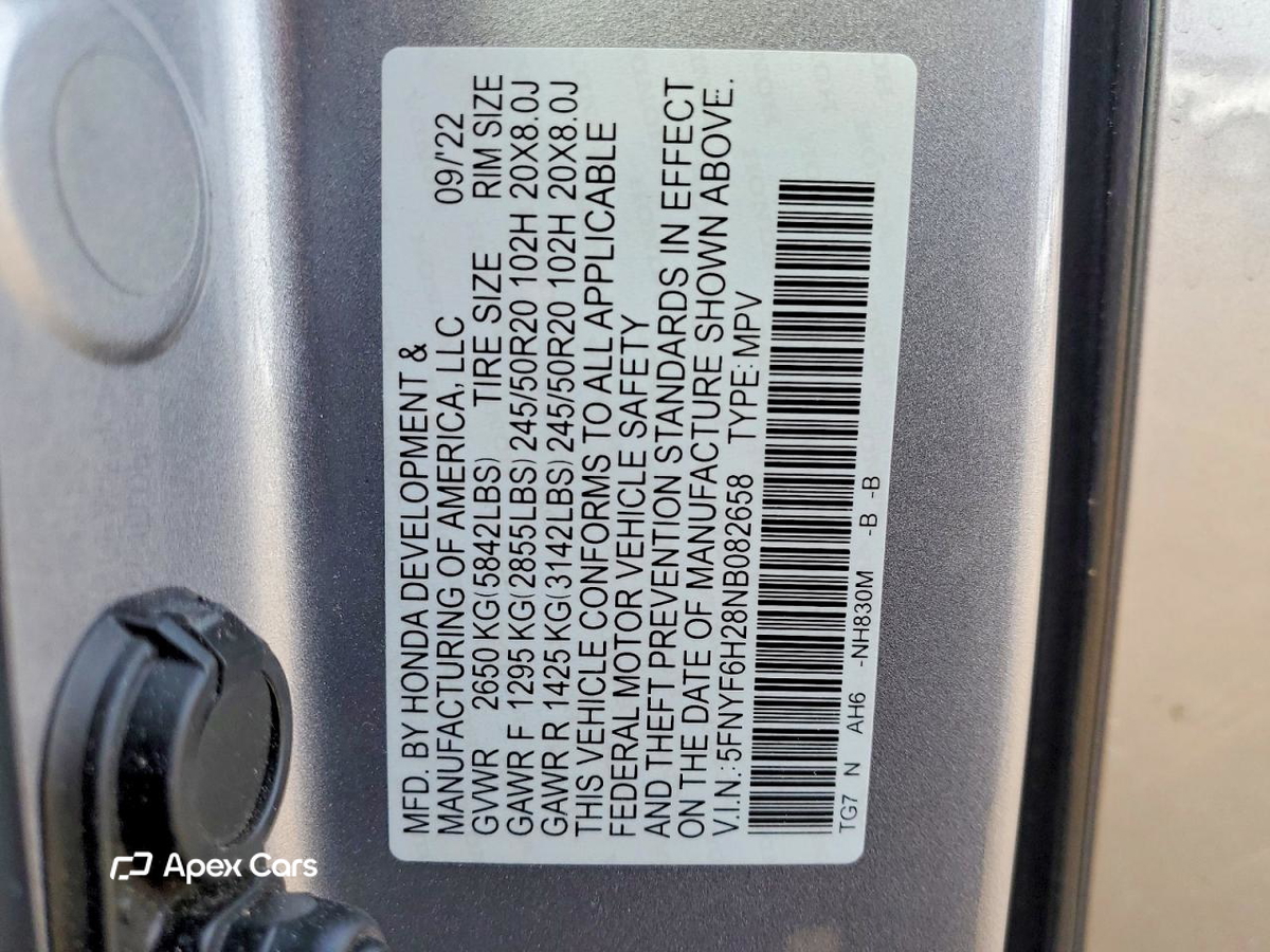 Honda Pilot 2022