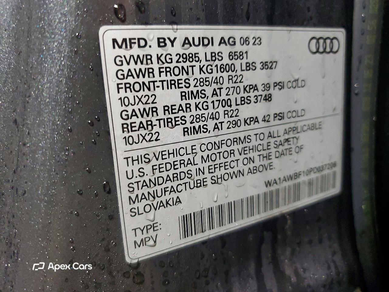 Audi SQ8 2023