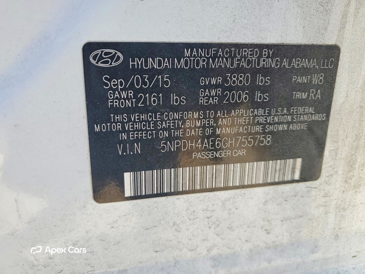 Hyundai Elantra 2016