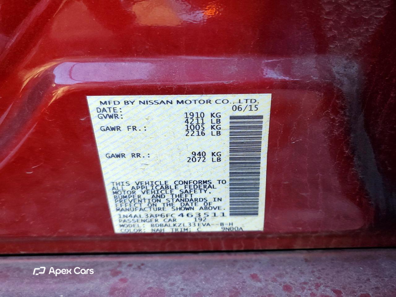 Nissan Altima 2015