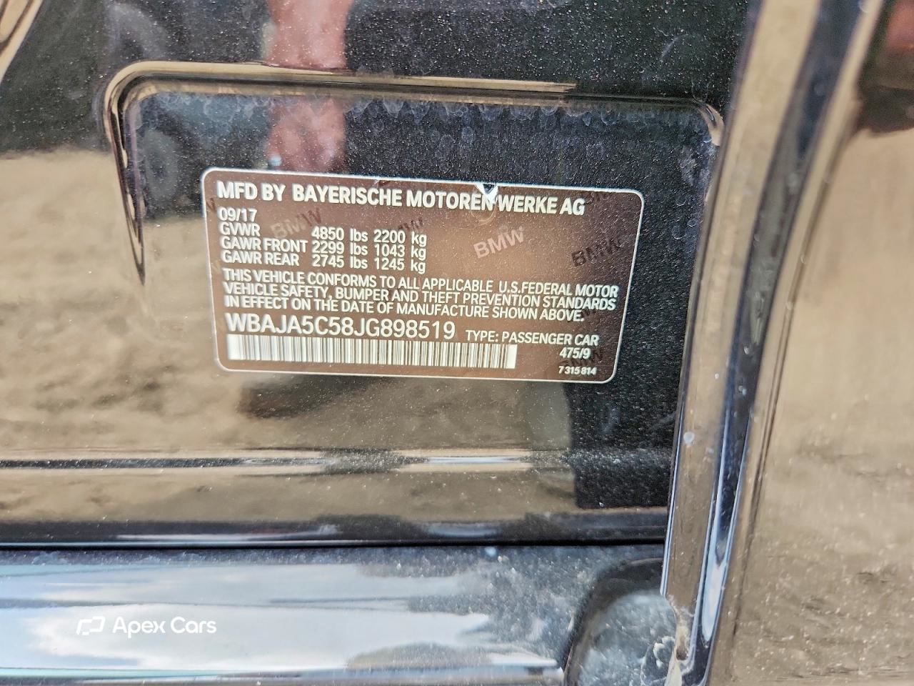 BMW Series 5 2018