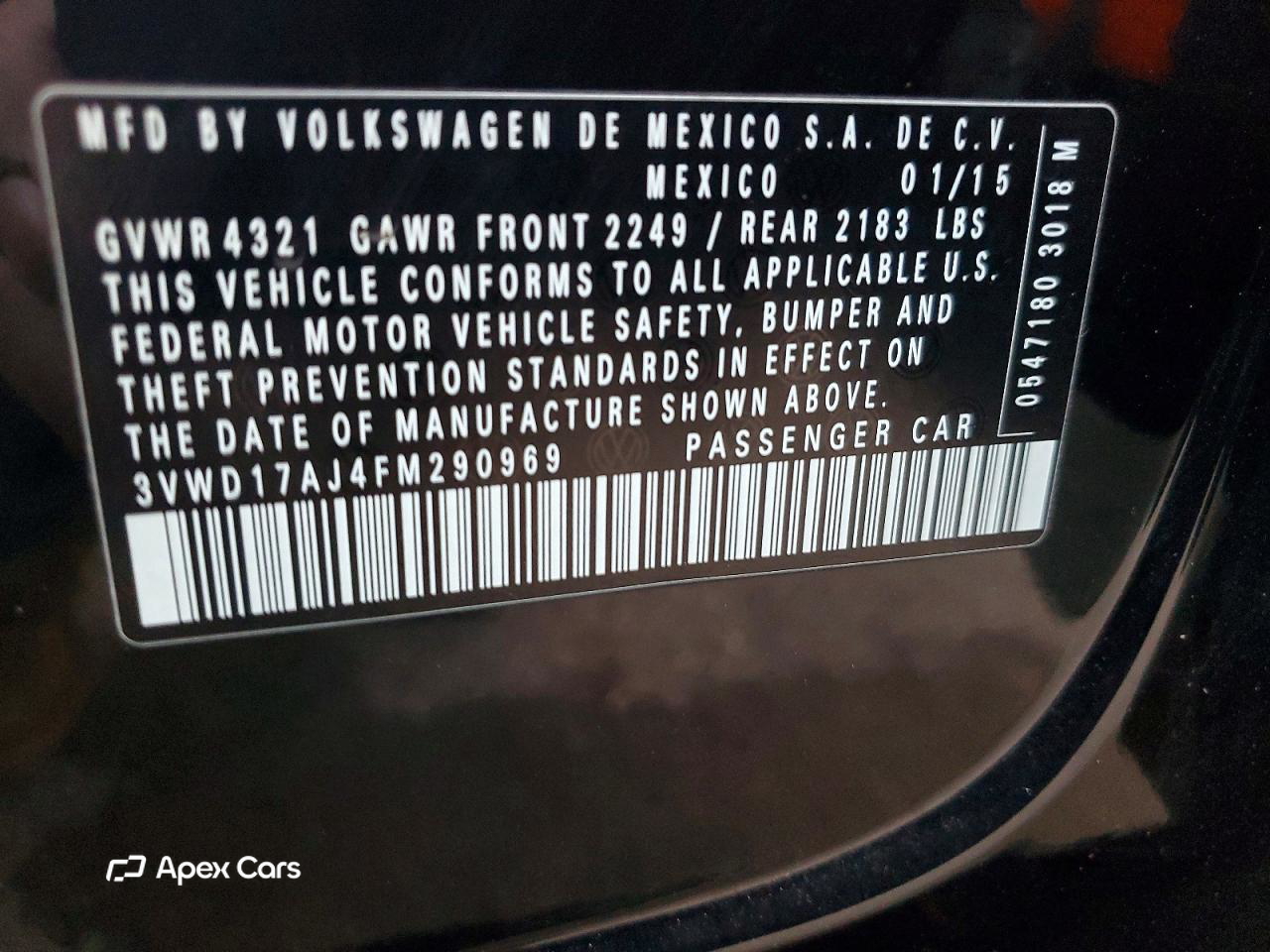 Volkswagen Jetta 2015