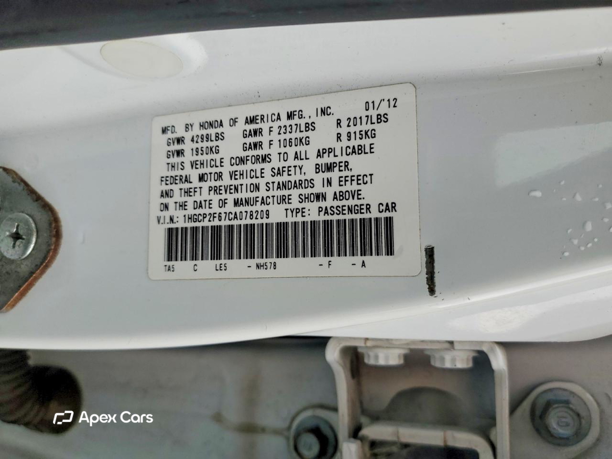 Honda Accord 2012