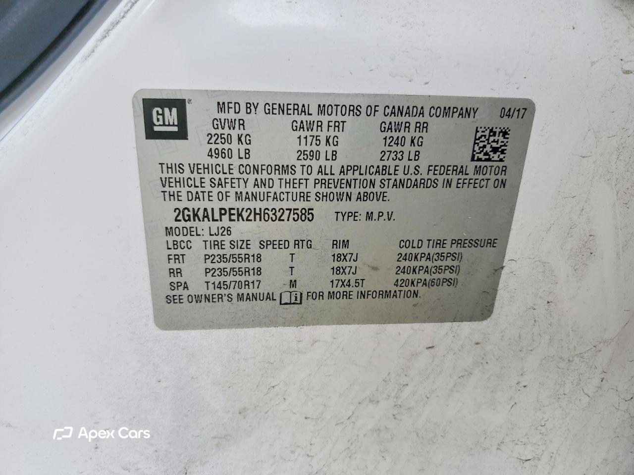 GMC Terrain 2017