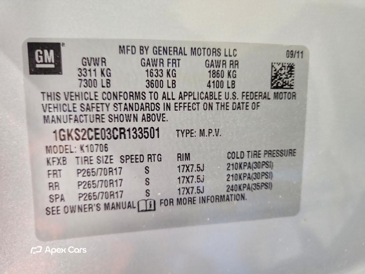 GMC Yukon 2012