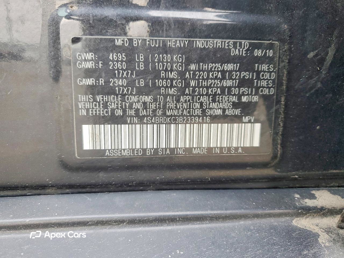 Subaru Outback 2011