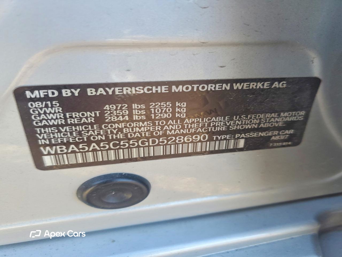 BMW Series 5 2016