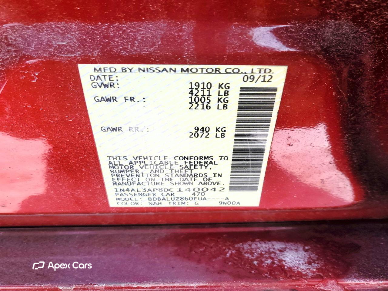 Nissan Altima 2013