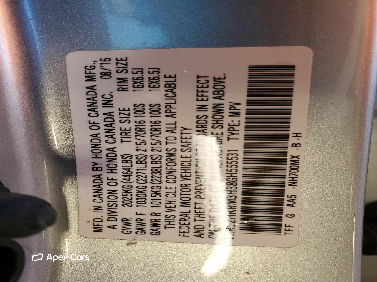 Honda CR-V 2016
