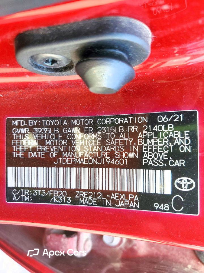 Toyota Corolla 2022