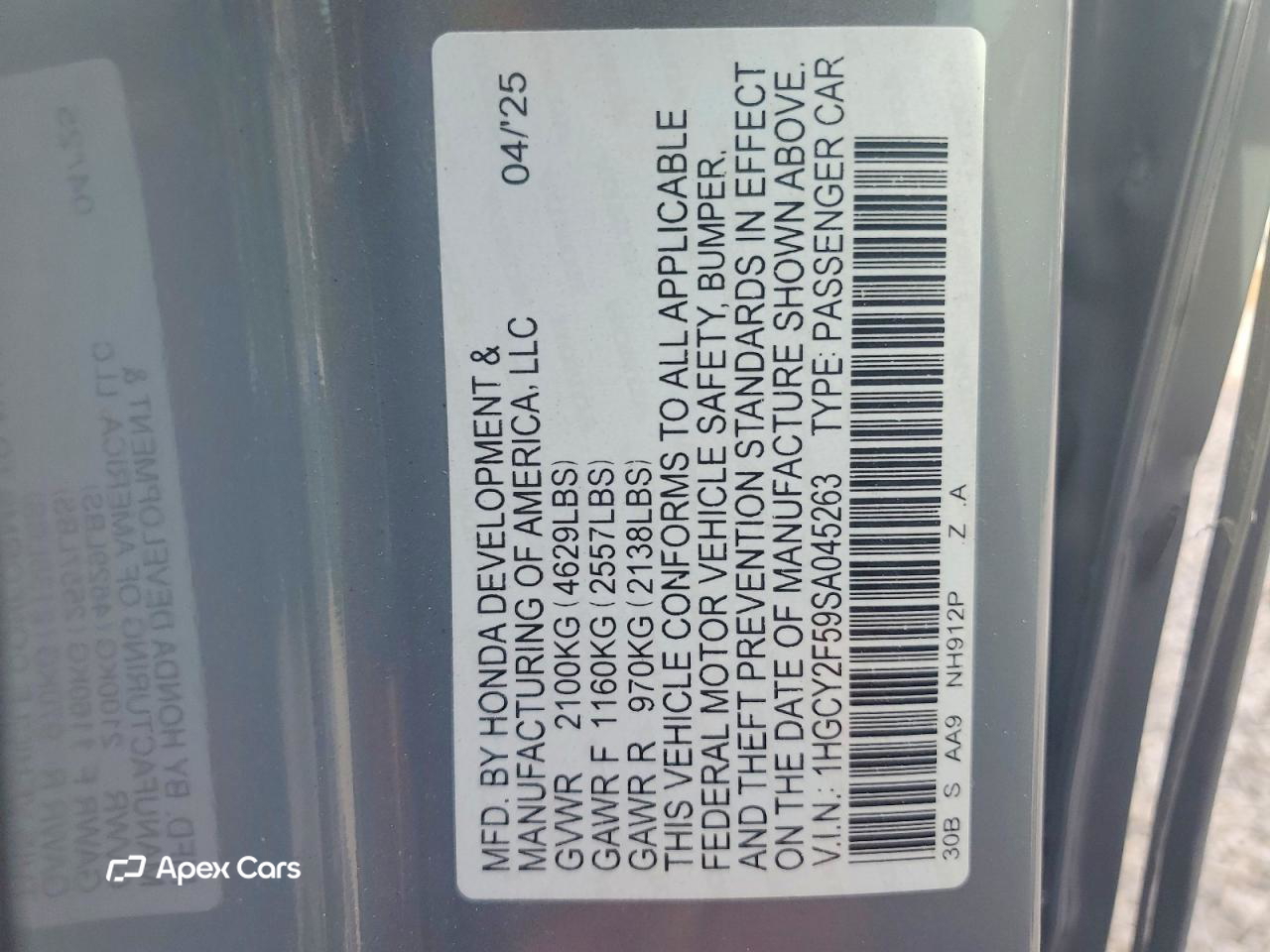 Honda Accord 2025